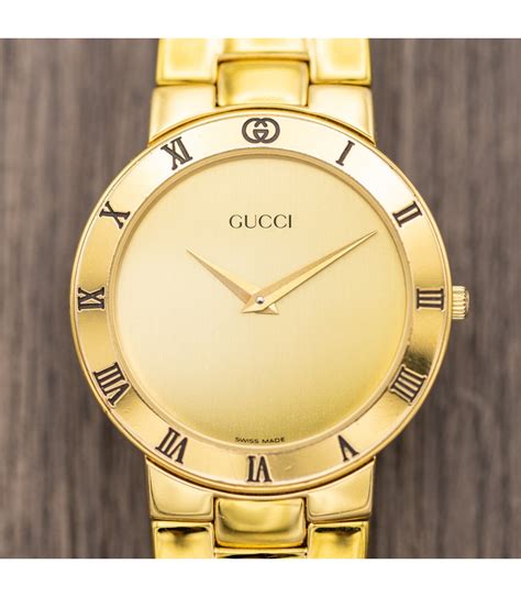 mens designer watches gucci|vintage gucci men's watch.